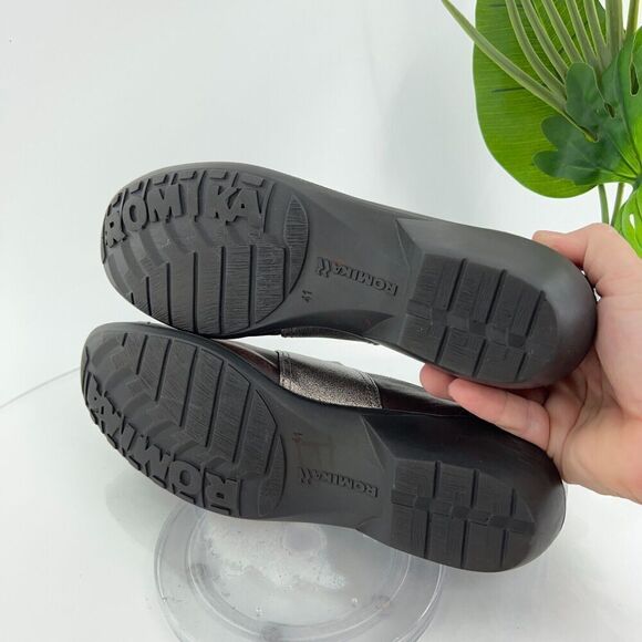 Romika Skylight Loafers Women's Size 41 10 Brown Pewter Bootie Shootie Comfy - Picture 10 of 15